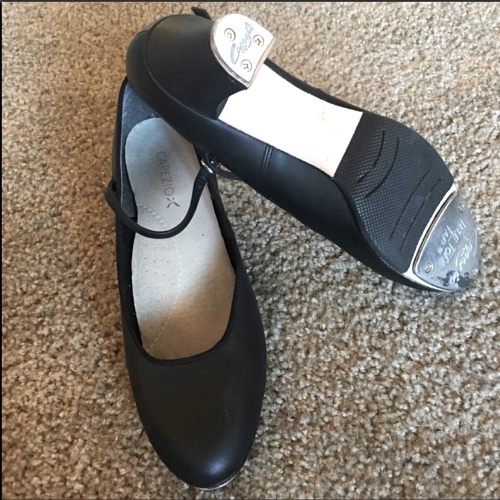 Capezio Jr. Footlight Teletone Tap Shoes 9